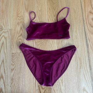 Purple Velvet Bikini